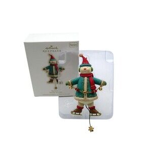 Hallmark Keepsake Ornament Yuletide Treasures Snowman 3rd in Series 2008